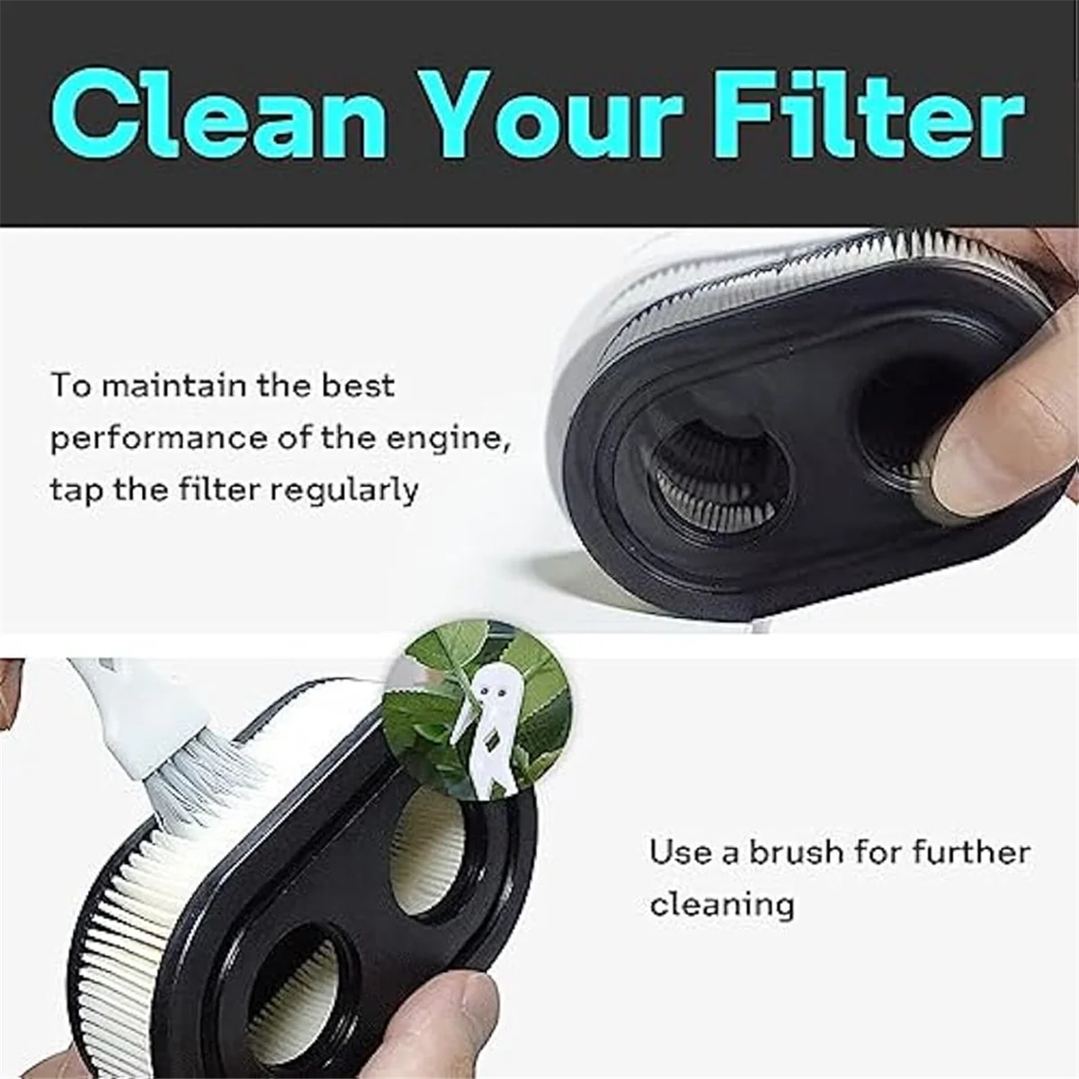 4 шт. 593260 фильтр для газонокосилки Briggs и Stratton 550Ex 675Exi 725Exi серии 798452 очистки воздуха