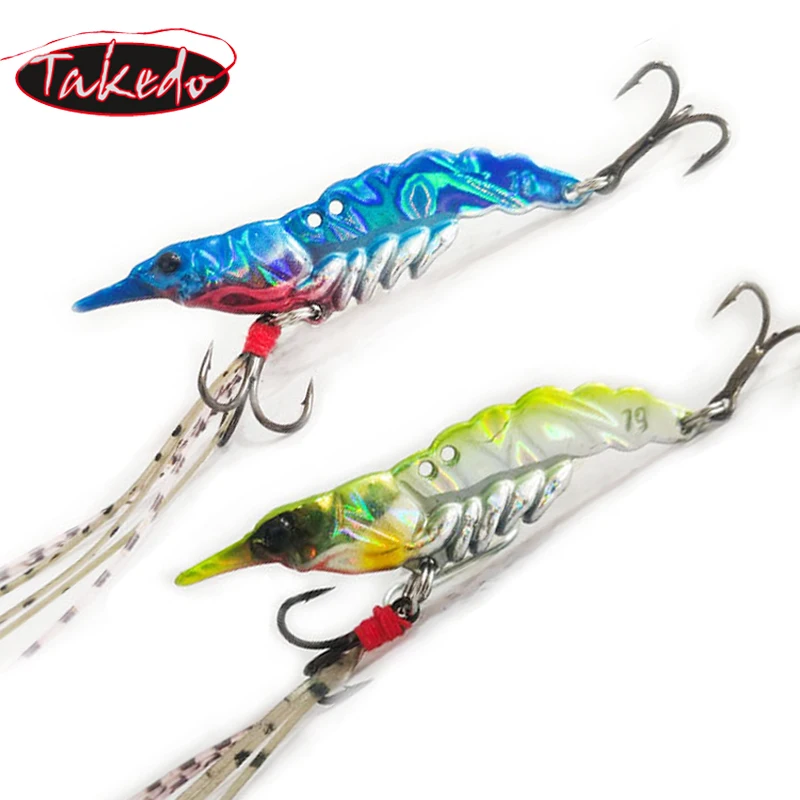 

TAKEDO HG27 jig lure shrimp 5g 7g 11g 14g unpainted blank Saltwater lure fishing Saltwater Fishing lure fishing tackle