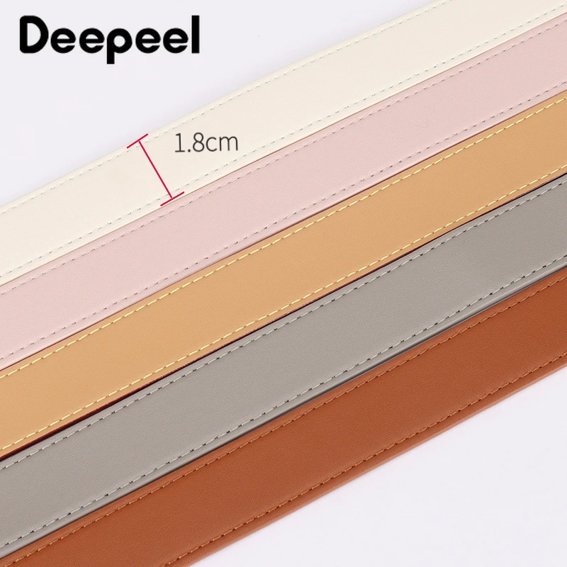 Deepeel 1.8*68cm New Leather Bag Strap Lengthen Chain Handle Women's Purse HandBag Accessories One Shoulder Underarm Straps