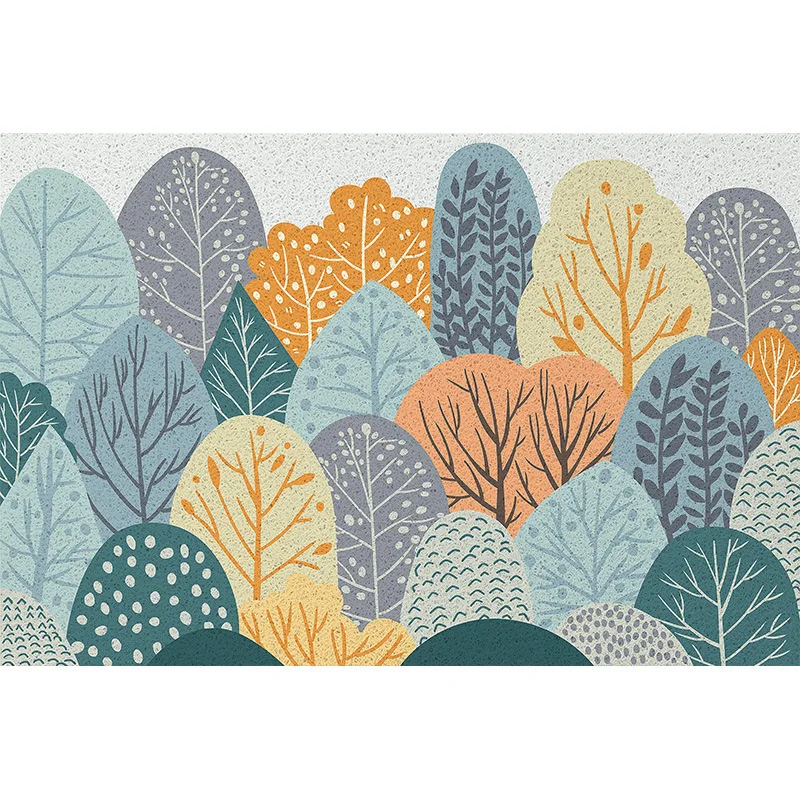 

Green vegetable silk floor mat Household doormat can be cut into doormat Carpet Bathroom anti-skid shower mat Area floor mat