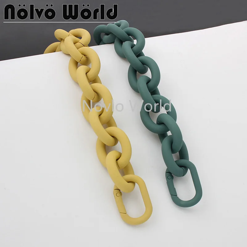 

1-5-30pieces 2 colors 6.0mm 23*28mm 40cm length aluminum chains connector with hooks for shoulderbag bag accessories
