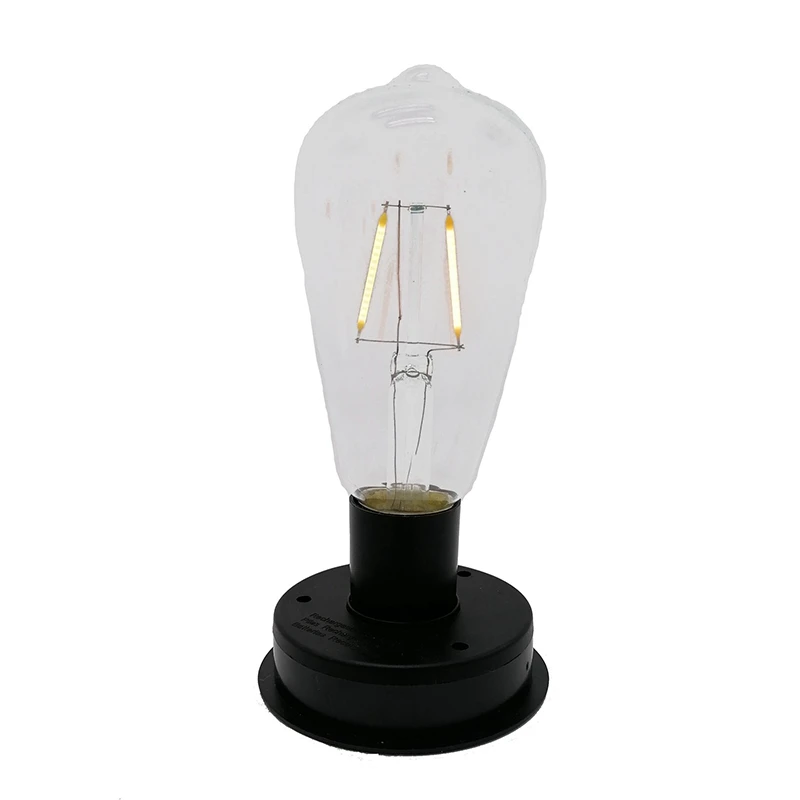 

1Pc Solar LED Tungsten Filament Bulb Lamp 2800K Automatic Light Sensors Fence Night Lights For Garden Lamp