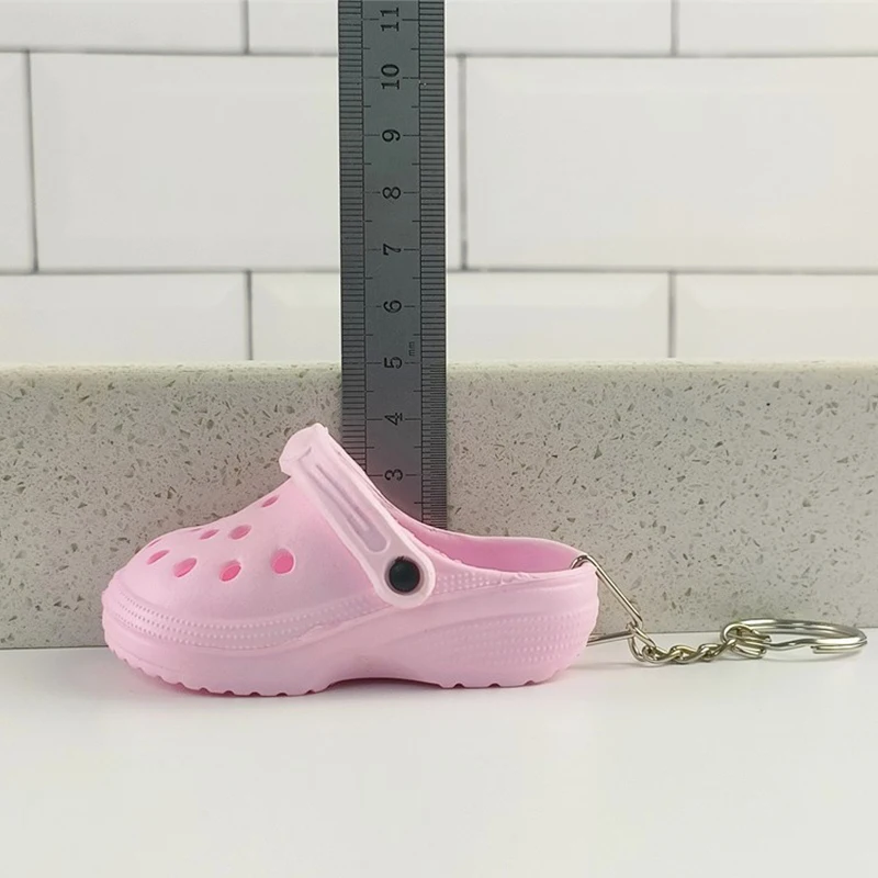 70 шт. 3D мини-тапочки брелок для обуви женщин и мужчин Eva Beach Hole Little Crocs рюкзак