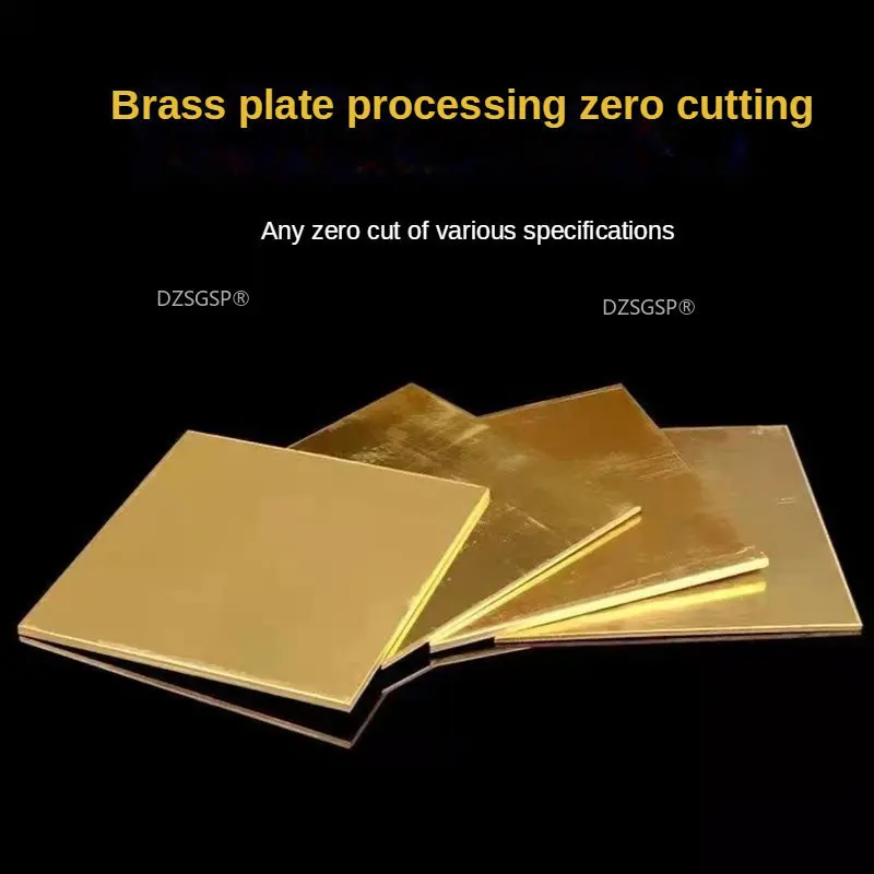 

H62 Brass Plate Brass Row Brass Strip Brass Rectangular Material The Manufacturer Directly Sells