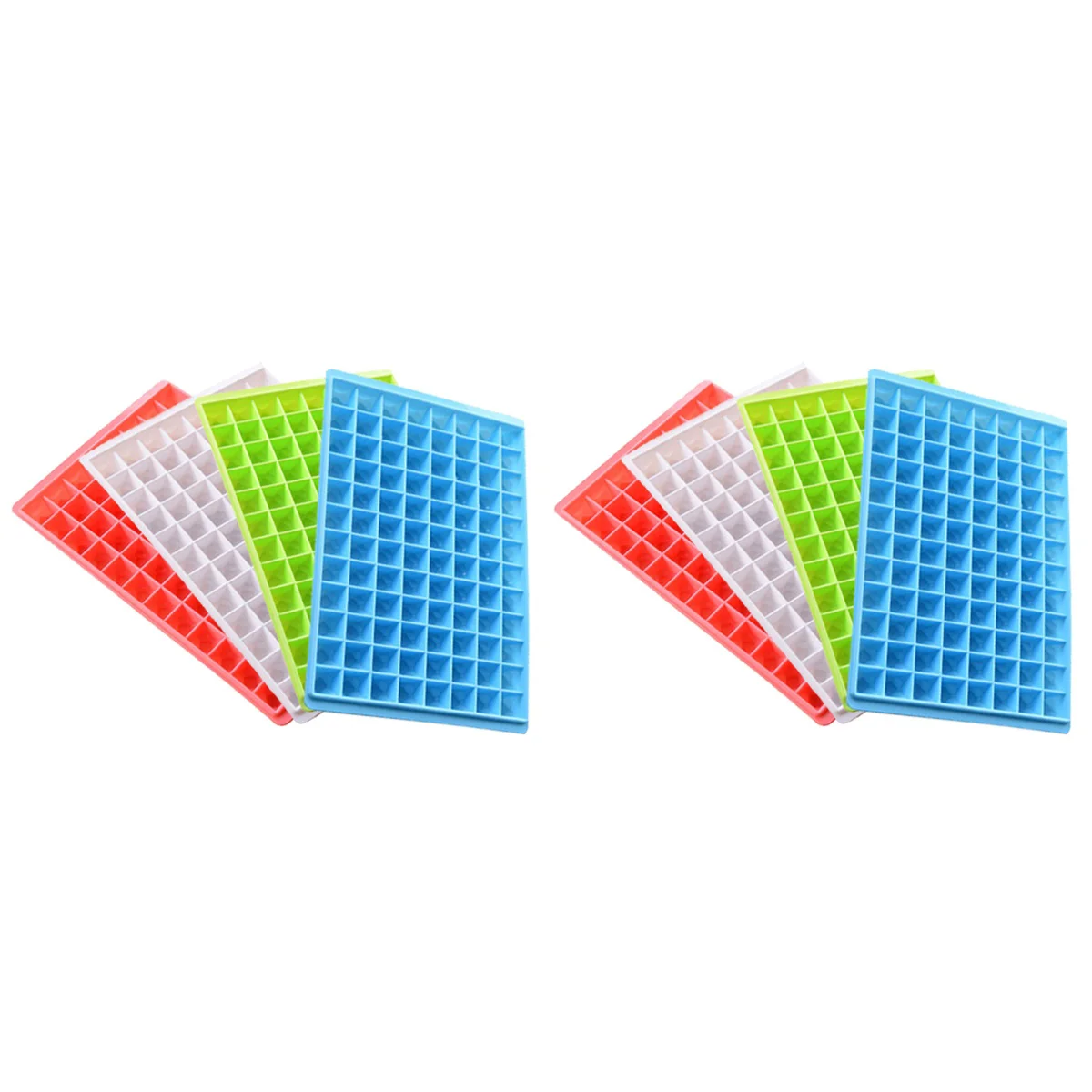 

4 96 Cavities Shape Cube Trays Box Easy-release Making Kitchen Accessories )