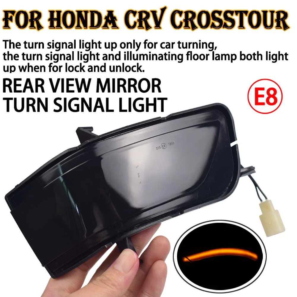 Динамический поворотный сигнал для Honda CRV III CR-V RE 2007 2010 2011 светодиодный потоковый