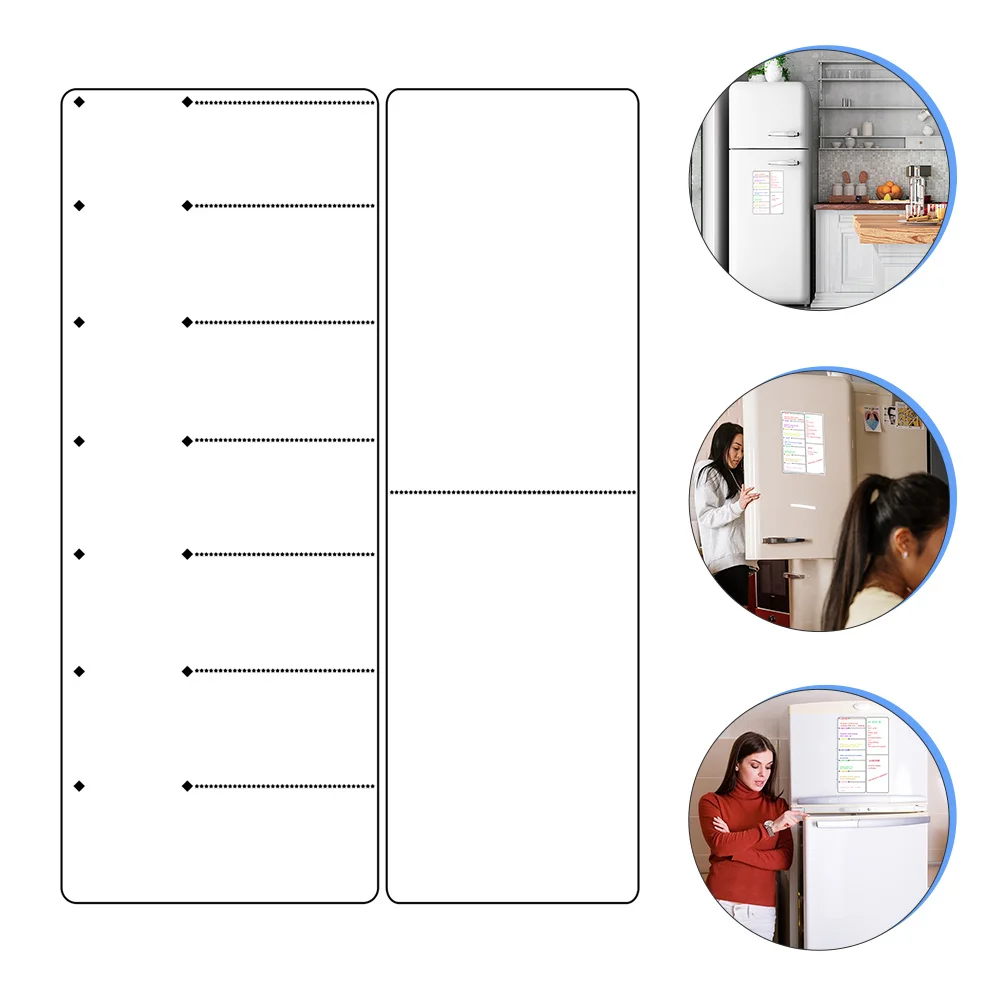

Magnetic Weekly Calendar Fridge Magnetic Meal Planner Schedule Planning Board
