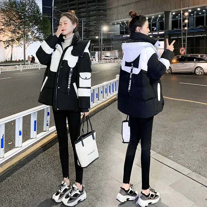 Парка женская одежда пуховое хлопковое пальто новинка 2024 Утепленная зимняя