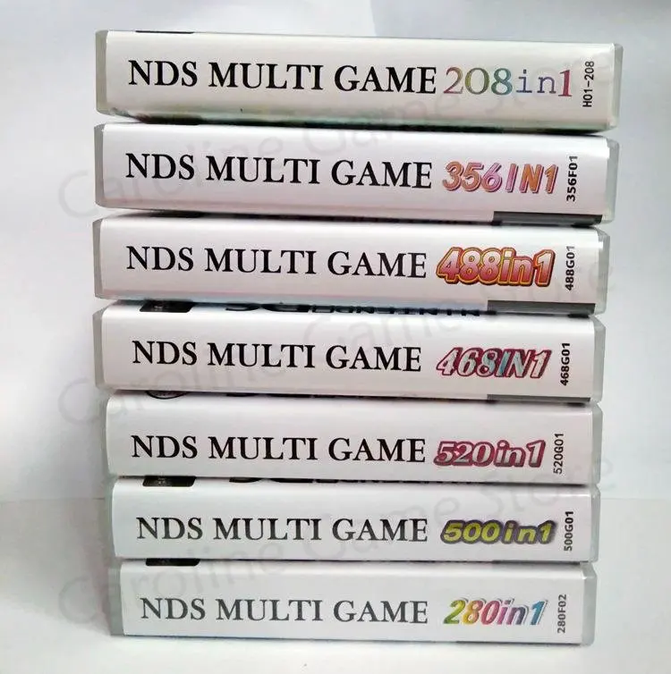 

DS Games 23/208/280/356/468/4300IN1 Video Games Cartridge NDS Game Console Card for DS 2DS 3DS Multi-Game All In 1 Combined Card