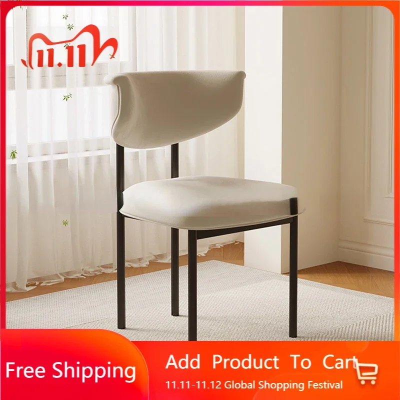 

Decorative Dining Room Chairs White Floor Minimalist Modern Kitchen Chairs Accent Salon Sillas Comedor Kitchen Furniture MQ50CY