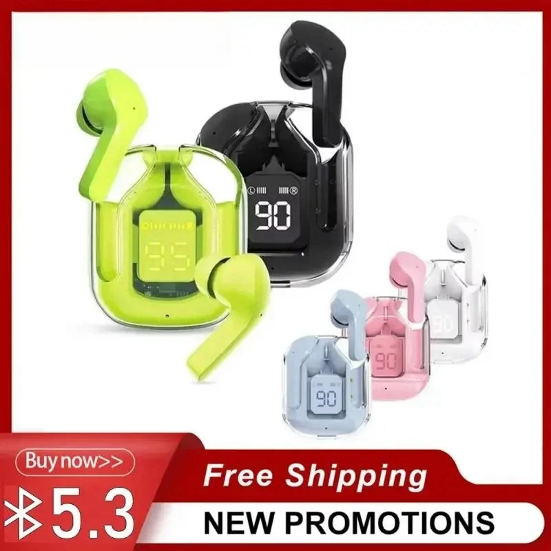 Choice For Lenovo Bluetooth 5.3 T6 Earphones TWS Sports Headphones Wireless Earbuds Dual HD Microphone Headset Touch Control New