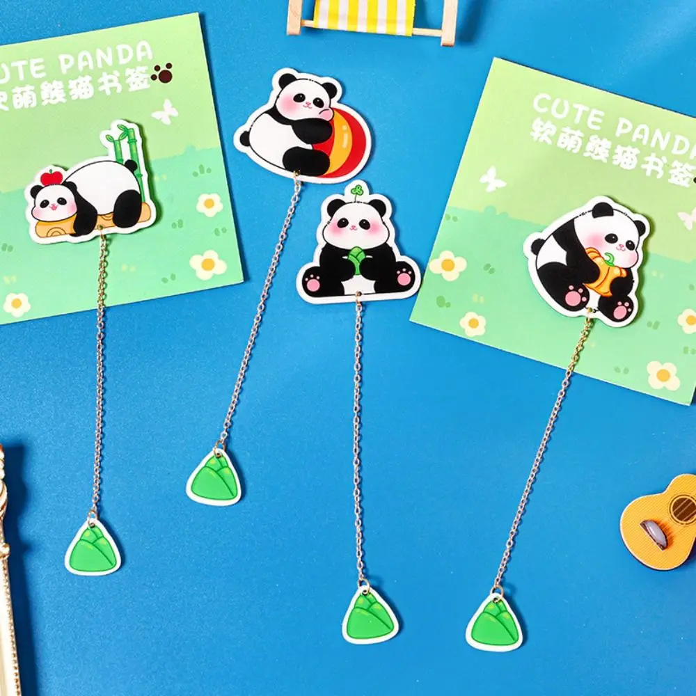 4 шт./партия детская акриловая Закладка-панда