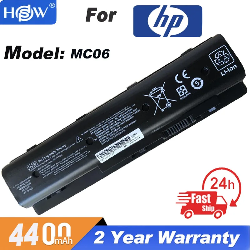 Аккумулятор MC06 MC04 для ноутбука HP ENVY 17t-n100 m7-n011dx 17t-n000 m7-n109dx HSTNN-PB6L HSTNN-PB6R 806953-851