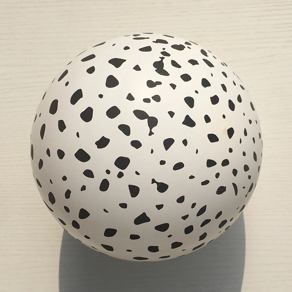 Латексные шары с мультяшными животными принт коровы черные фермерская тема