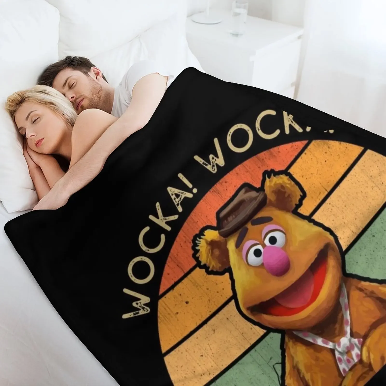 Одеяло Fozzie Wocka Bear из фланелевой ткани одеяла на Хэллоуин
