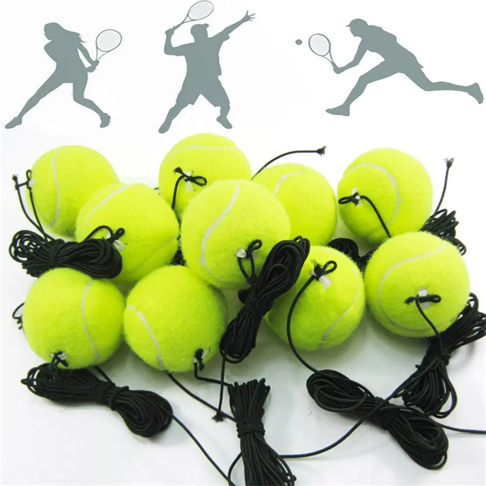 

New Trainer Professional String Practice Elastic Rope Tennis Training Ball Rebound