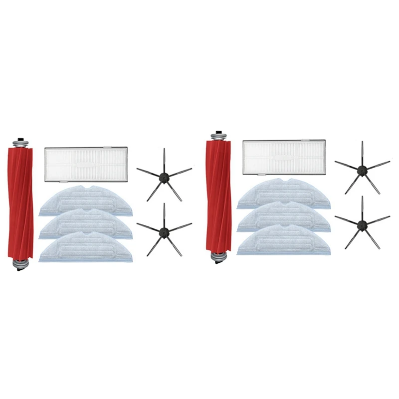 

2 Set Parts For Xiaomi Roborock S7 T7 T7S PLUS Accesories Mop Hepa Filter Main Brush Vacuum Cleaner Accessories