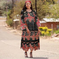 hd african clothes for women traditional embroidery dresses rich bazin lace dresses wedding party ankara african skirt