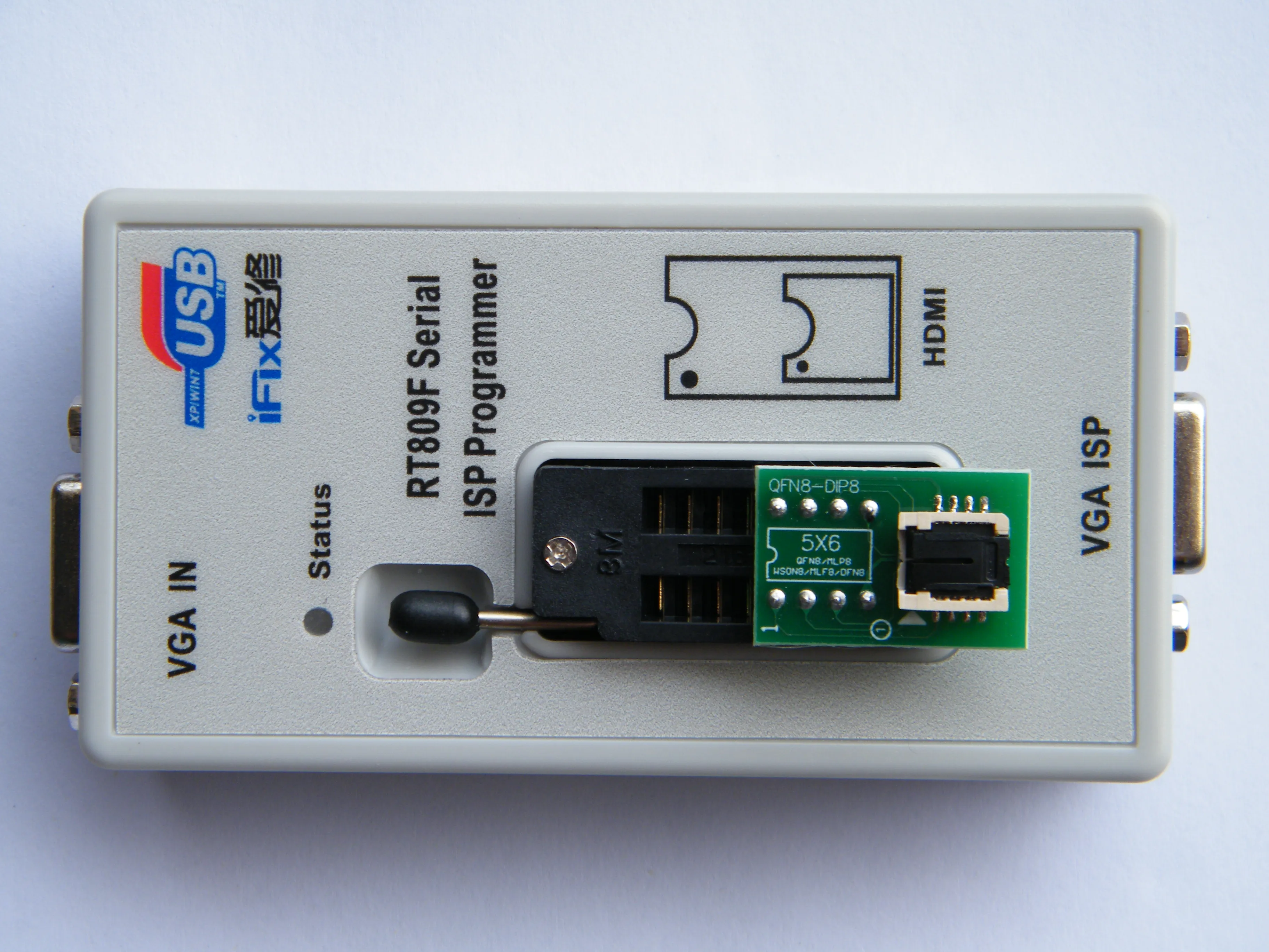 DFN8 WSON8 MLF8 MLP8 QFN8 к адаптеру DIP8 6*5 мм 6*8 IC чипы разъем для CH341A TL866ii Plus RT809H/F T48 T56 EZP2023