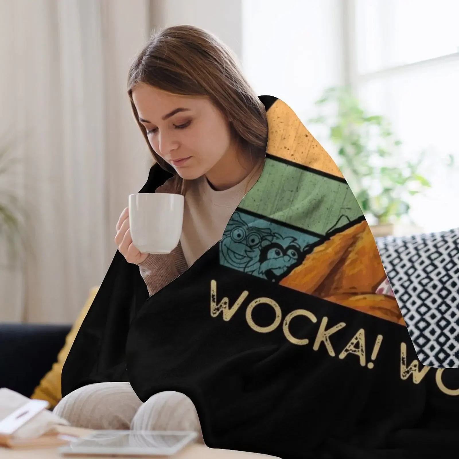 Одеяло Fozzie Wocka Bear из фланелевой ткани одеяла на Хэллоуин