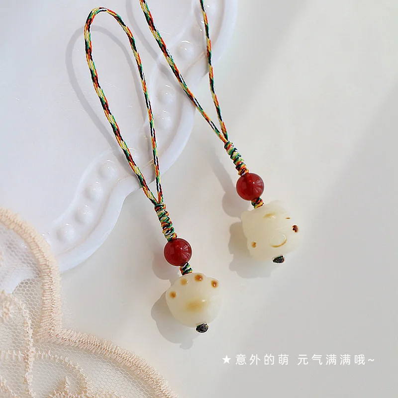 Угольная кошачья лапа автомобильный брелок для ключей подвеска в виде милого