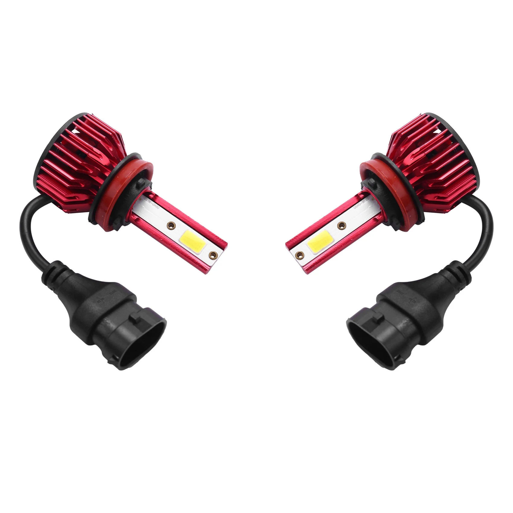 TXVSO8 G4C H8/H9/H11 COB лампы для фар эскорт 100 Вт 6000 лм K комплект автомобильных (2 шт.)