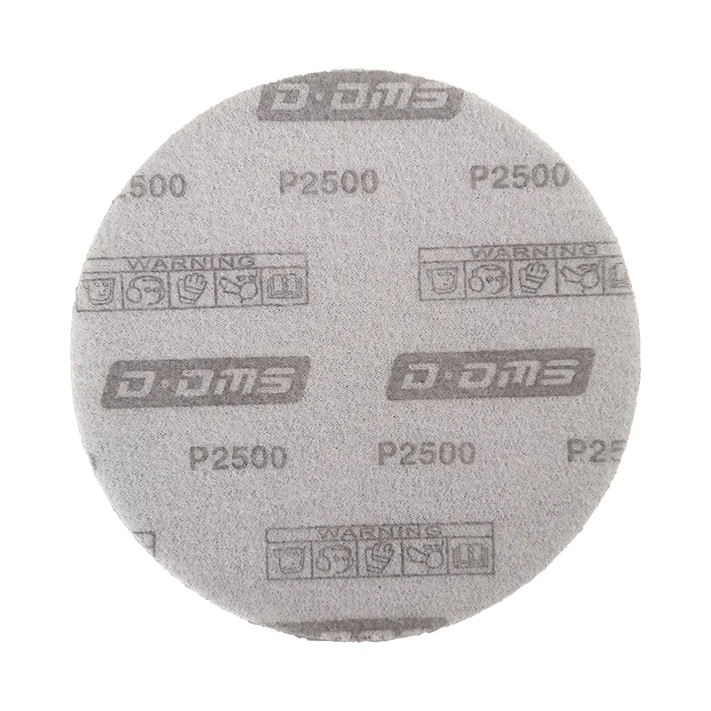 DMS Flexible Film Abrasive Paper Circle 150mm P1500 P2000 P2500 Mesh Suitable For Fine Grinding And Polishing Abrasive Tools