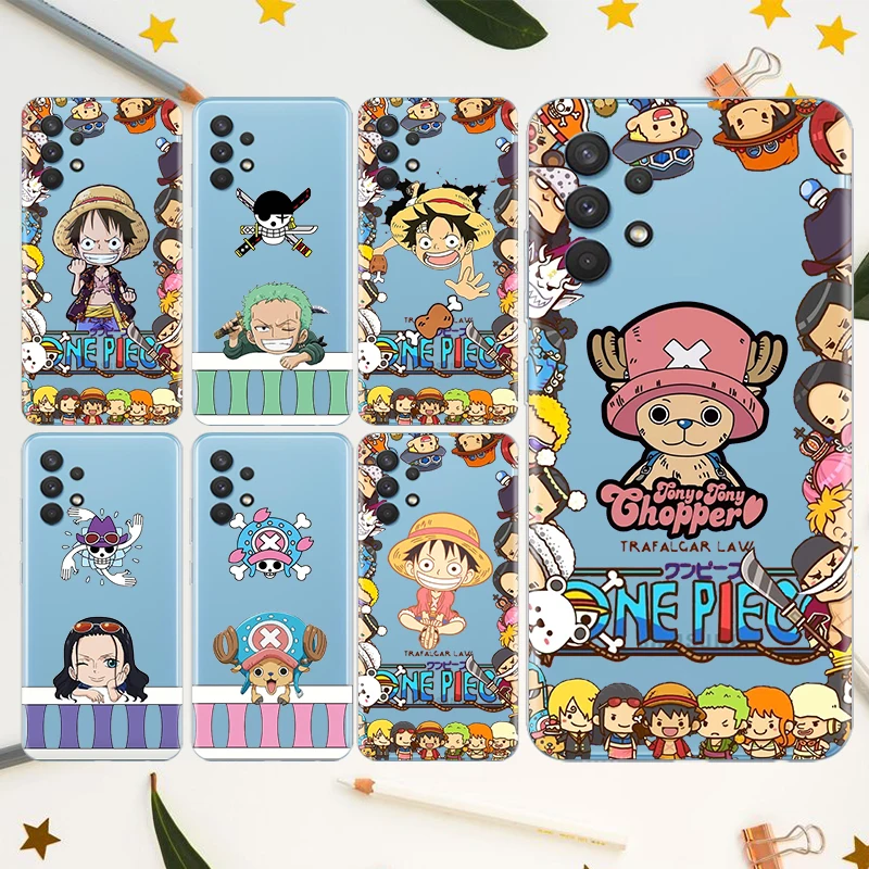 

Luffy One Piece Cartoon For Samsung Note 20 Ultra 10 Lite Plus 9 8 M52 M62 M32 F22 M31S M31 M21 2021 Transparent Phone Case