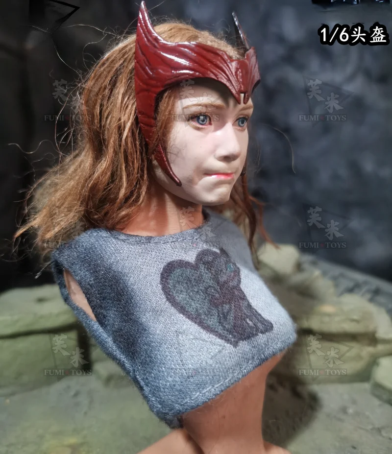 Модель женского шлема в масштабе 1/6 Для 12-дюймового hotto