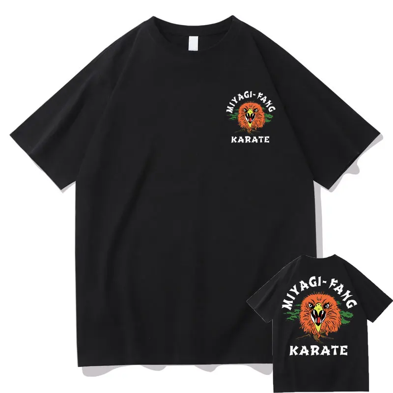 

Miyagi Fang Karate Tshirt Cotton Man Eagle Fang Karate Cobra Kai T-shirt Streetwear Men Women Fashion Vintage Harajuku T Shirt