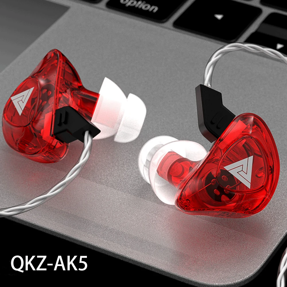 

Original QKZ AK5 Copper Driver HiFi Wired Earphone Sport Running Headphones Bass Stereo Headset Music Earbuds fone de ouvido