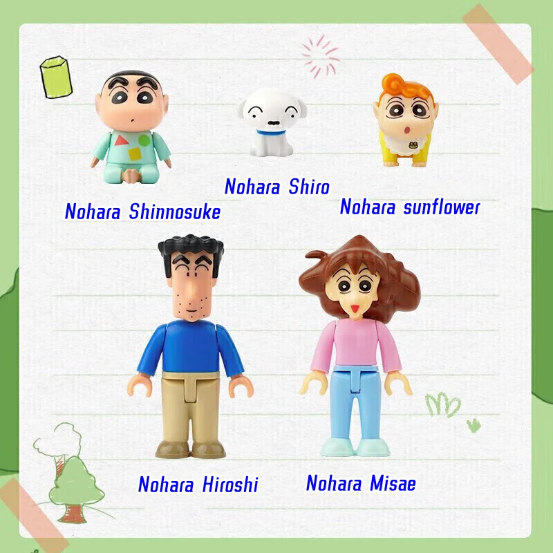 Новый конструктор Keeppley Crayon Shin-chan высокие сложности уличный вид большой дом