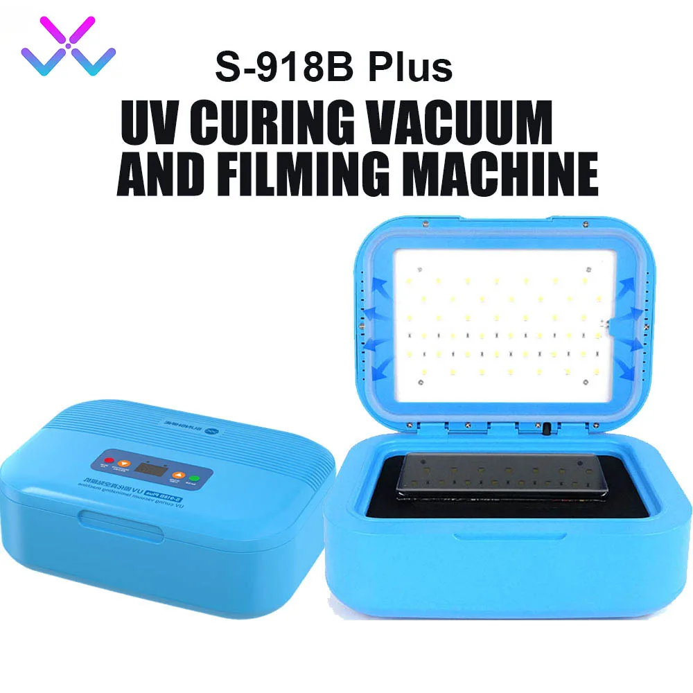 

Sunshine S-918B Plus Multifunctional UV Curing Vacuum and Filming Machine for Curved and Flat Screen Rework and Curing Tools
