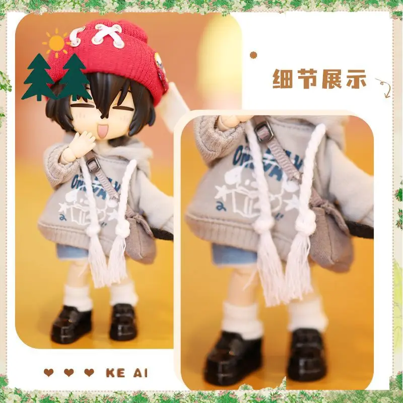 Фото Оригинальная фигурка Good Smile Company Bungo Stray Dogs Осаму Дазай OB11 BJD, милая миниатюрная забавная настольная фигурка, коллекционная игрушка, подарок для девочек и мальчиков №5