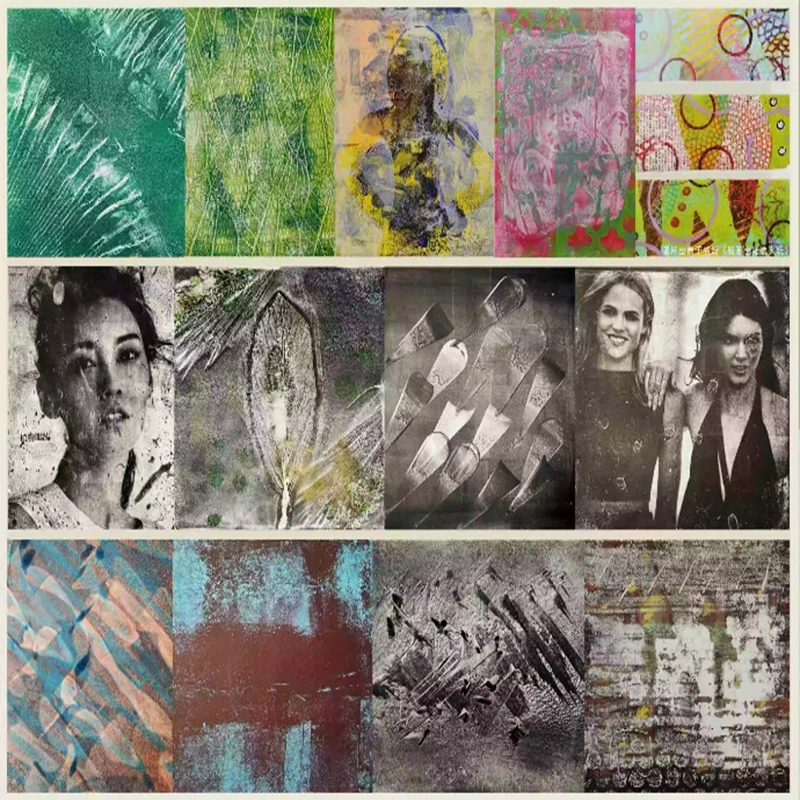 Суперразмерная однопечатная смола гелли