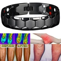 men power therapy magnets bracelet 3 in 1 health energy bangle for male arthritis twisted magnetic exquisite bracelets wholesale