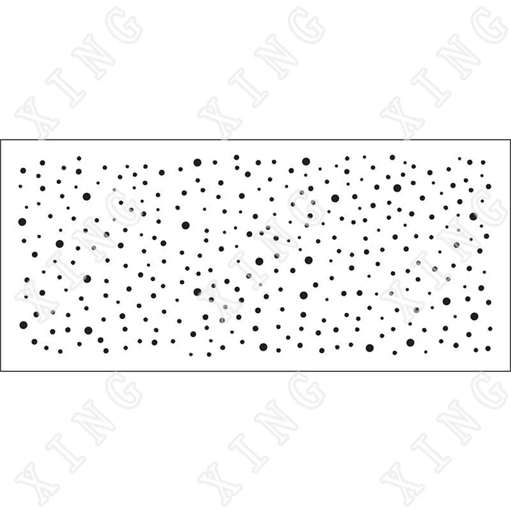 

2023 Snowfall DL Stencils Diy Craft Paper Scrapbooking Greeting Cards Diary Album Kids Fun Diy Drawing Molds