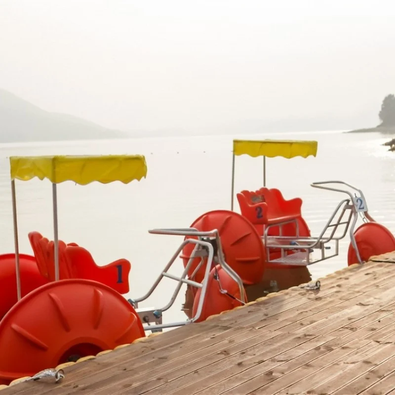 Трехколесная Педаль Для Водного парка водный велосипед