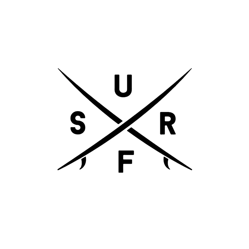 

Наклейки внешние аксессуары крутой черный/белый стикер для серфинга креативный виниловый Стайлинг автомобиля