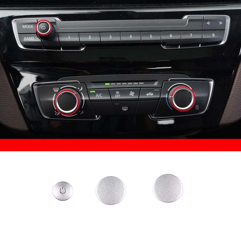 

3 шт., наклейки для кнопки кондиционера автомобиля BMW X1 X2 F47 F48 2016-2021