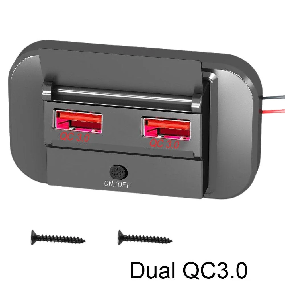 

Автомобильное зарядное устройство с двумя портами USB, 12 В, 4,8 А, 3,1 А, 12 В/24 В