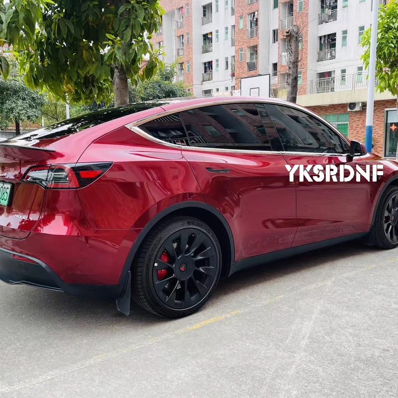 Автомобильные аксессуары для Tesla Model Y 3 2017-2023 сталь shchcg черная карбоновая наружная