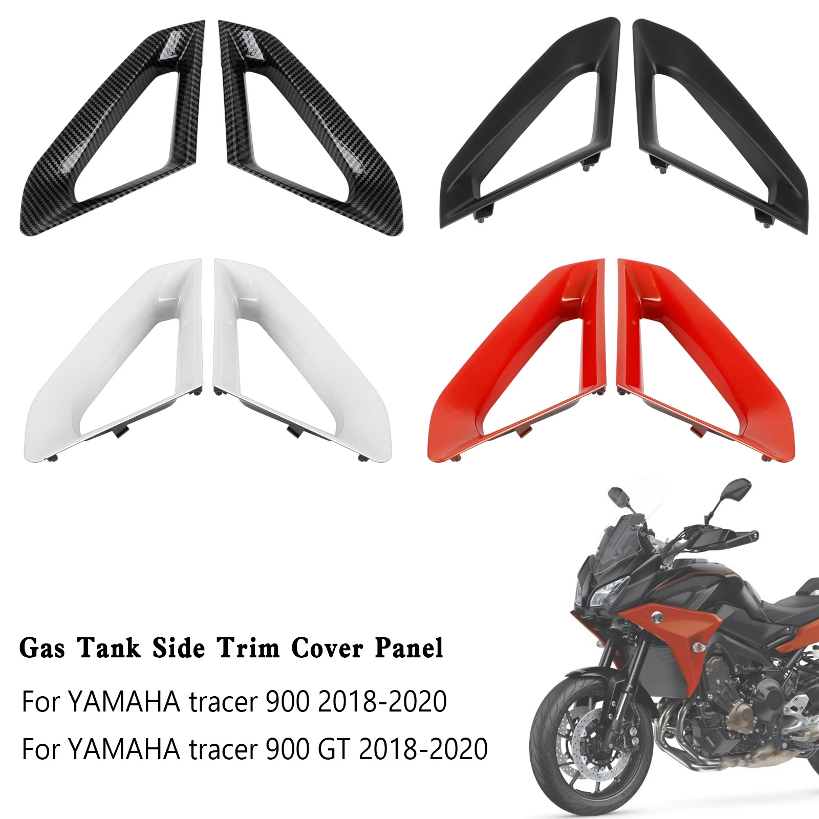 Topteng Gas Tank Side Trim Cover Panel For YAMAHA tracer 900 GT 2018-2020 Motorcycle Accessories