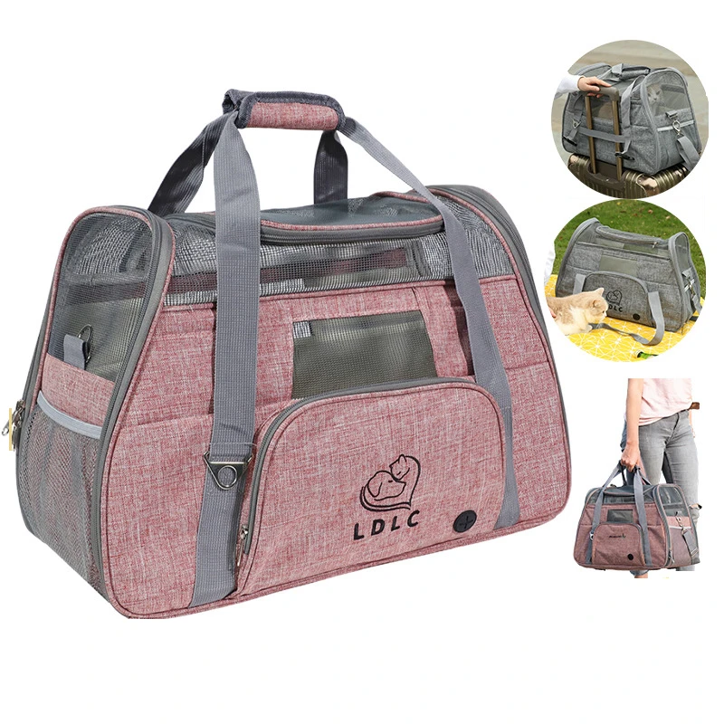 High Quality Foldable Pet Cat Bag Carrier High Capacity Crossbody Bag Dog Cage Breathable Pet Nest Portable Outdoor Car Handbag
