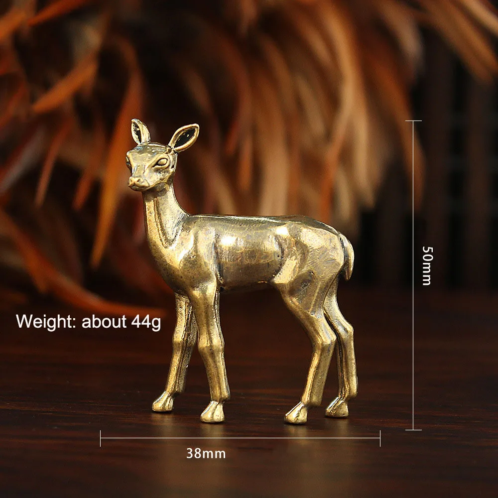 Латунная статуэтка оленя