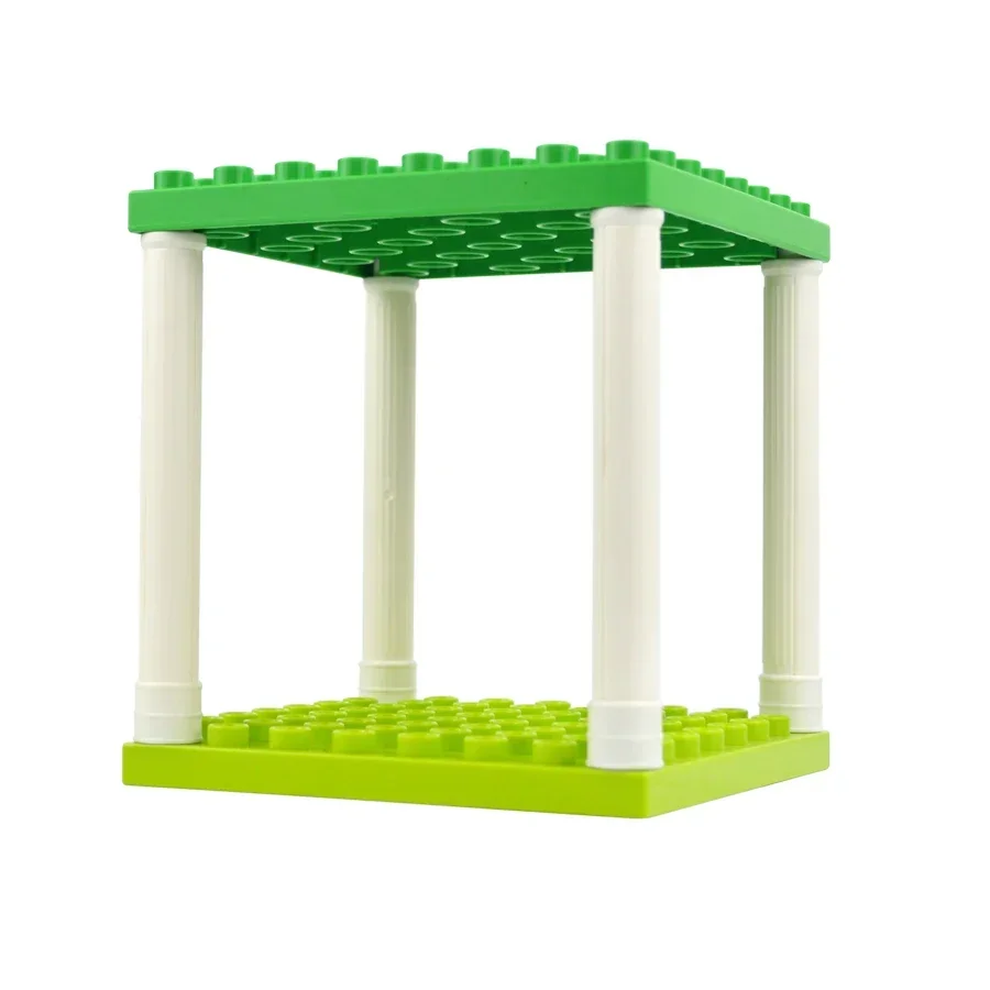 Кирпич большого размера красочная объемная двухсторонняя опорная пластина 8x8 4x8