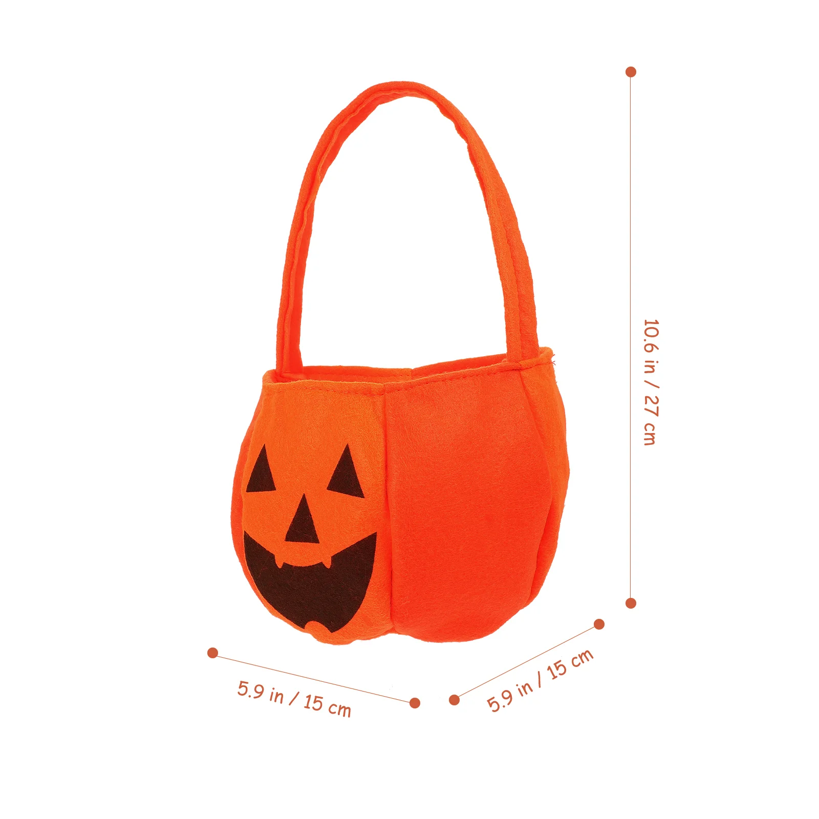 5 шт. корзина с тыквой и подачами ведра корзины сумки для конфет подарок на