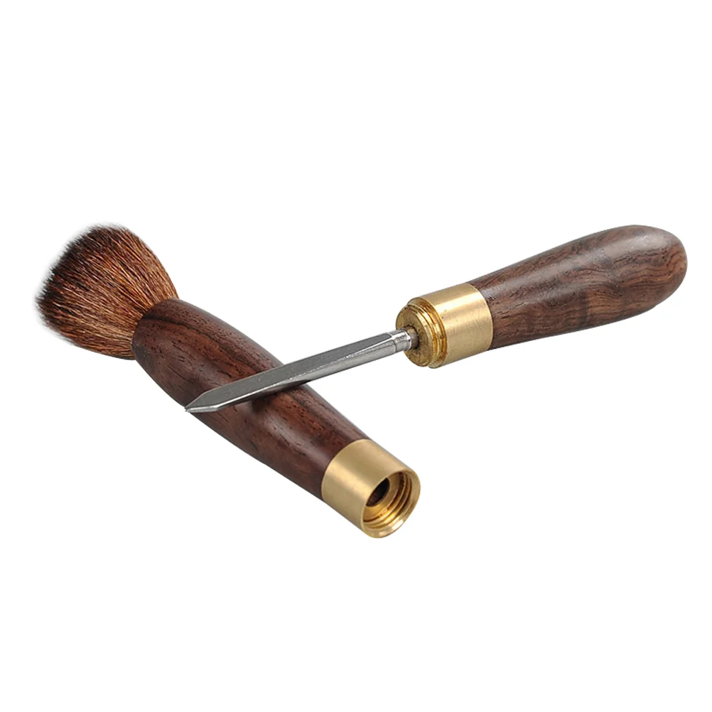 

2-in-1 Wooden Handle Tea Pen Teapot Brush Tea Needle Useful Teaware for Home
