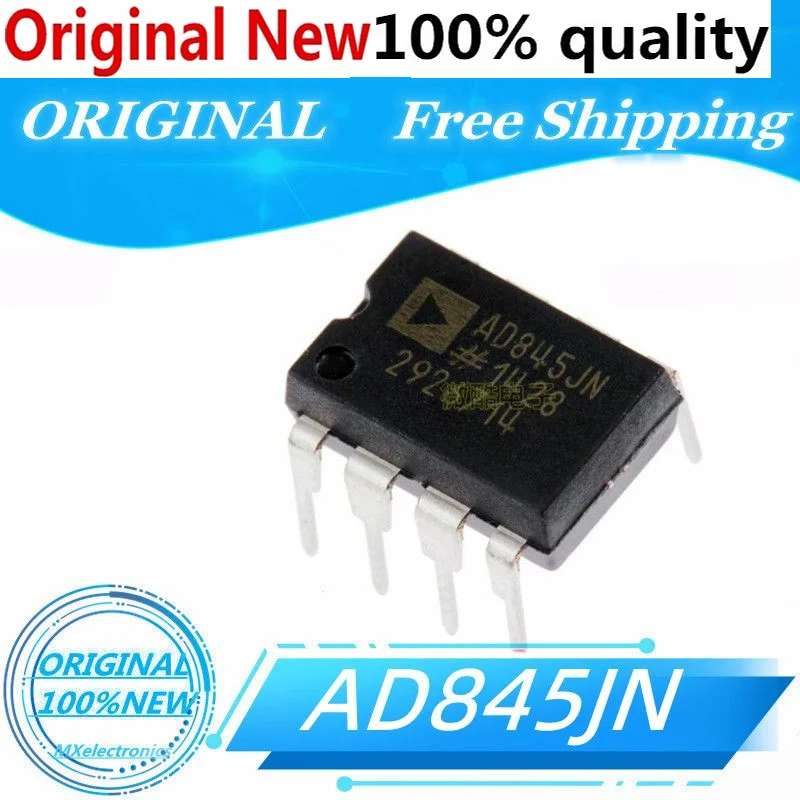 

5pcs /lot 1005new Ad845 Ad845jn Ad845jnz Ad845kn Ad845knz Dip8 Amplifiers Amplifier Ics Ic Chipset Original