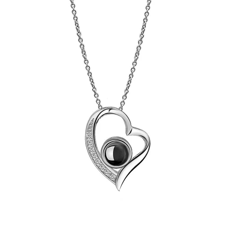 Подвеска-проектор с сердцем 100 языков